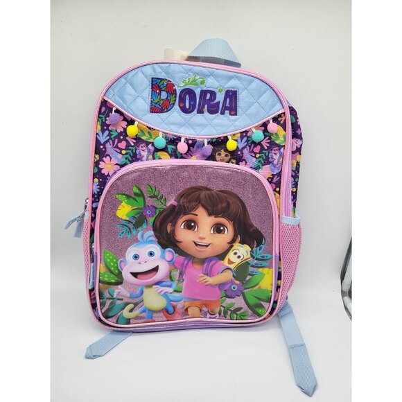 Nickelodeon Other - Dora Kids' 16" Backpack Purple Boots Map Explorer
